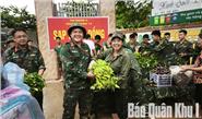 Sạp rau 0 đồng